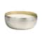 White Sage Scented 4-Wick Candle in Silver Hammered Bowl